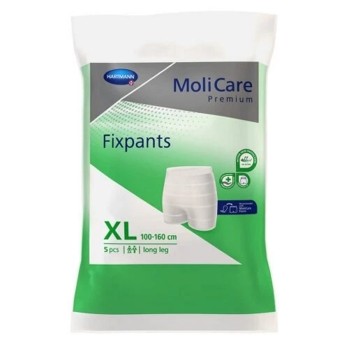 MOLICARE Premium fixpants long leg XL 5 kusov