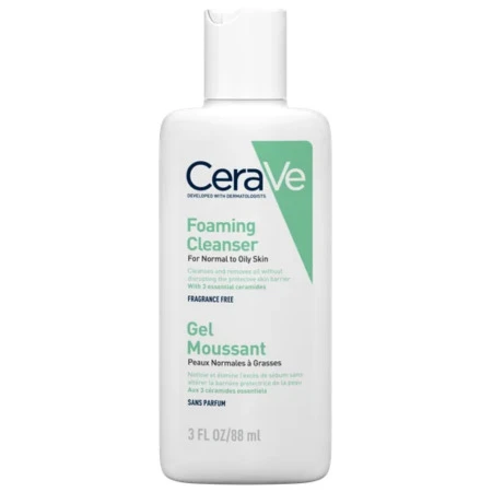 CERAVE Čistiaci penivý gél na normálnu až mastnú pleť 88 ml