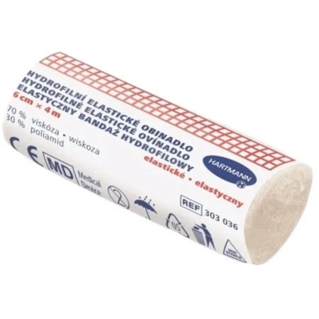 Ovínadlo hydrofilné elastické nesterilné 6 cm x 4 m 1 x 1 ks