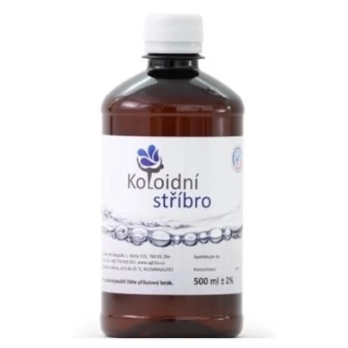 KOLOIDNÉ STRIEBRO 40 ppm roztok 500 ml