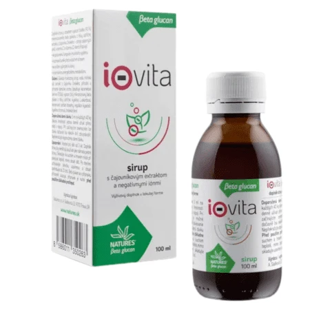 NATURES Iovita sirup s čajovníkovým extraktom a negatívnymi iónmi 100 ml