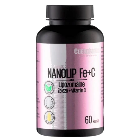 EDENPHARMA NANOLIP Fe + C 60 kapsúl