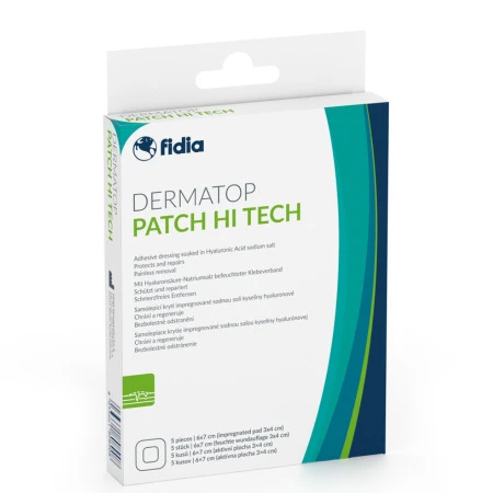 DERMATOP Patch hi tech samolepiace krytie na rany 6x7 cm 1 x 5 ks