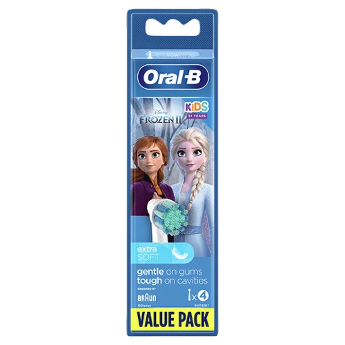ORAL-B Kids frozen extra soft čistiace náhradné hlavice 4 ks