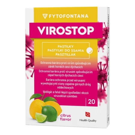 FYTOFONTANA Virostop pastilky na cmúľanie citrus 20 ks