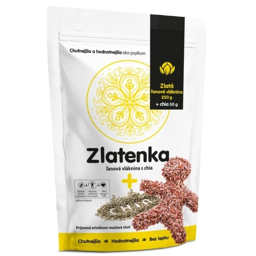 ZLATENKA Ľanová vláknina a chia 300 g
