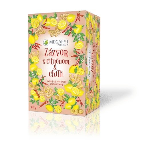 MEGAFYT Zázvor s citrónom & chilli 20 x 2 g