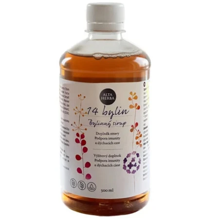 ALTA HERBA Bylinný sirup zo 14 bylín 500 ml