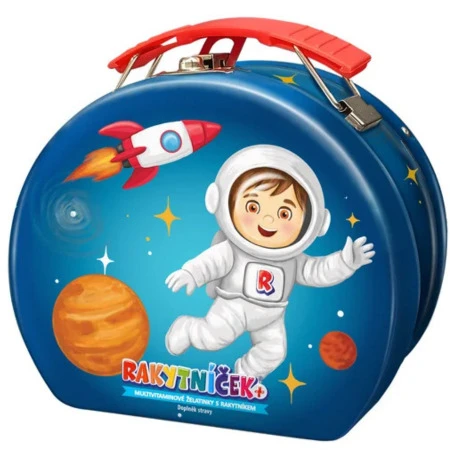 TEREZIA Rakytníček+ multivitamínové želatínkykufrík vesmír 2025 50 ks