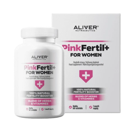 ALIVER PinkFertil+ pre ženy 90 kapsúl
