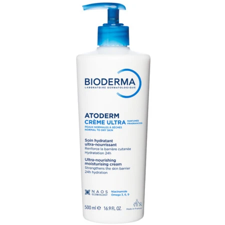 BIODERMA Atoderm ultra výživný telový krém s parfumáciou 500 ml