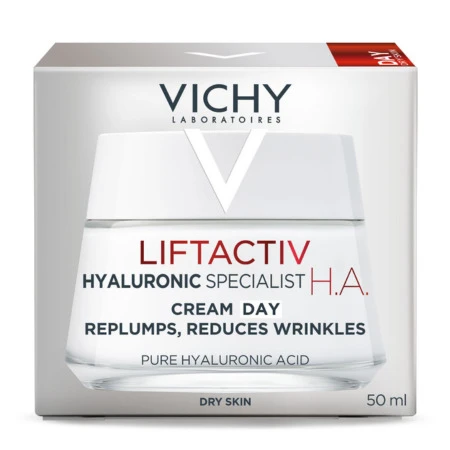 VICHY Liftactiv hyaluronic specialist H.A. spevňujúci krém  proti vráskam na suchú pleť 50 ml