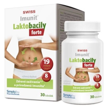 SWISS Imunit laktobacily forte 30 kapsúl