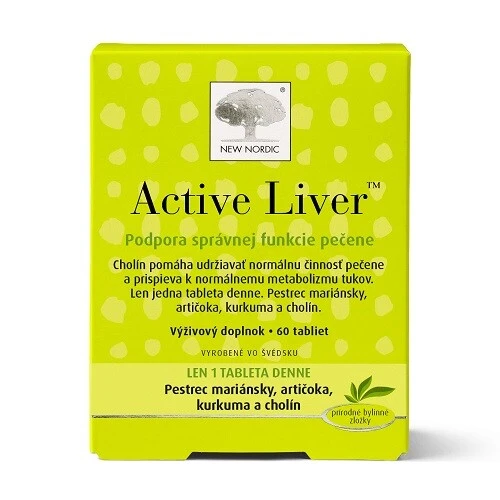 NEW NORDIC active liver 60 tabliet
