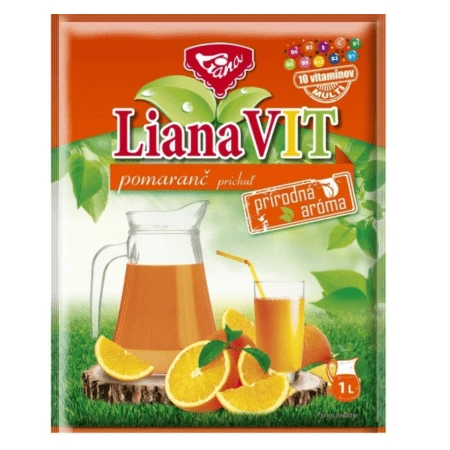 LIANA Vit pomaranč prášok na prípravu nápoja s vitamínmi 75 g