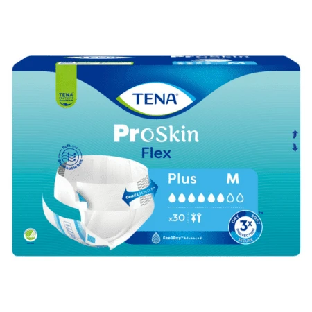 TENA Flex plus M inkontinenčné nohavičky 30 ks