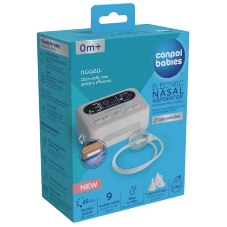 CANPOL BABIES Elektrická nosová odsávačka noseo 1 x 1 set
