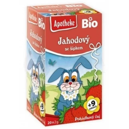 APOTHEKE Rozprávka na imunitu s jahodou bio 20 x 2 g