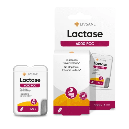 LIVSANE Laktázové tablety 6000 FCC 100 tabliet
