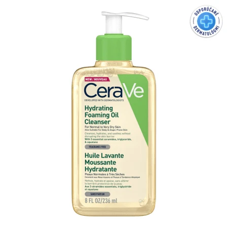 CERAVE Hydratačný čistiaci penivý olej 236 ml