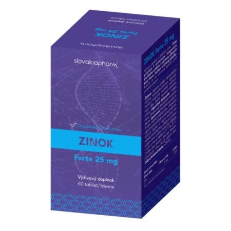 Slovakiapharm ZINOK forte 25 mg 60 tbl