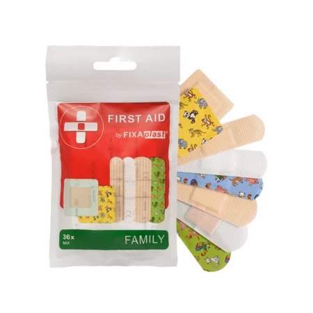 FIXAPLAST First aid family mix náplasť 36 ks
