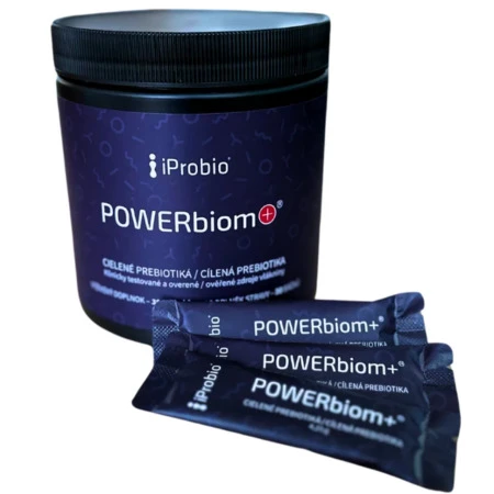 IPROBIO POWERbiom+ Prebiotiká vrecúška 30 ks