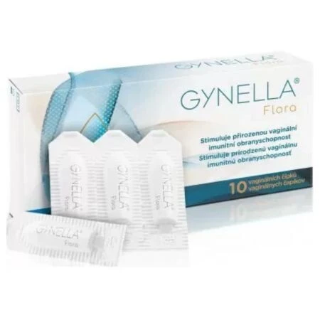 GYNELLA Flora vaginálne čapíky (inov. 2024) 10 ks