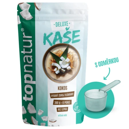 TOPNATUR Deluxe ryžová mliečna kaša kokos 360 g