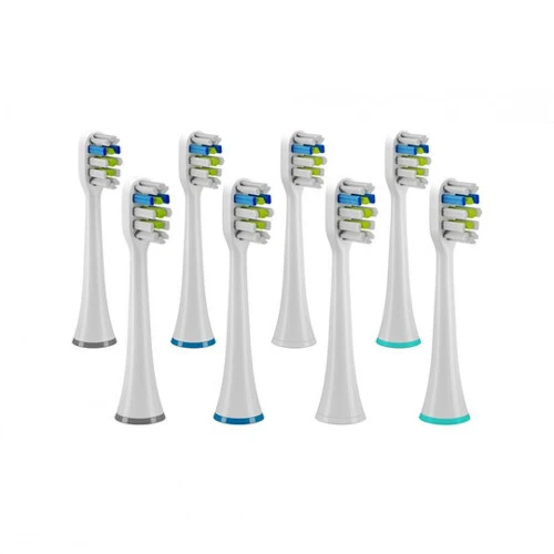 TRUELIFE Sonicbrush UV heads whiten náhradné hlavice pre sonickú zubnú kefku biela 8 ks