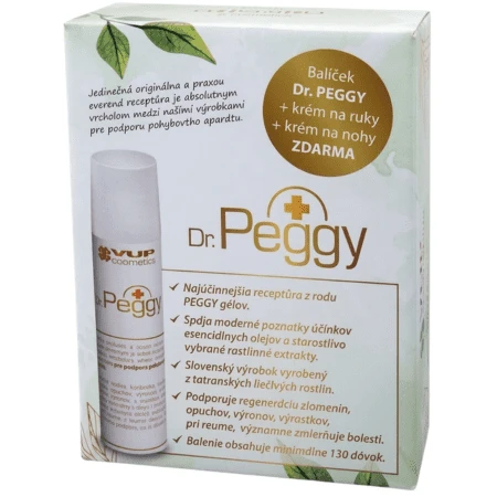 DR. PEGGY Výhodne balenie chladivý  gél ,krém na ruky a krém na nohy 1 x 1 set