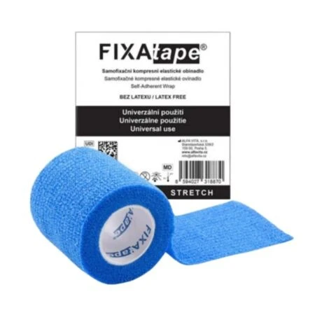 FIXAtape STRETCH Samofixačné elastické ovínadlo kompresné, modrá, 5cmx450cm 1 ks