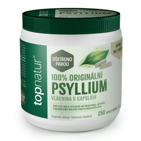 TOPNATUR Psyllium vláknina 250 kapsúl