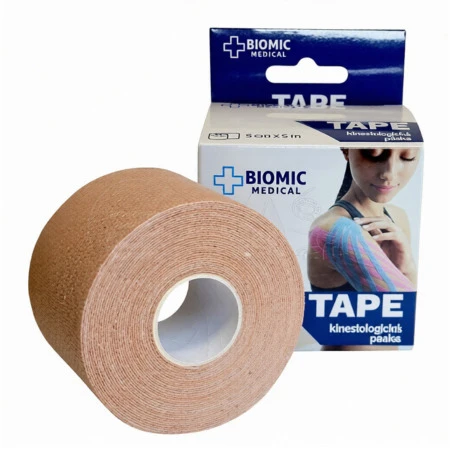 BIOMIC Tape kineziologická tejpovacia páska telová farba 5m 1 ks