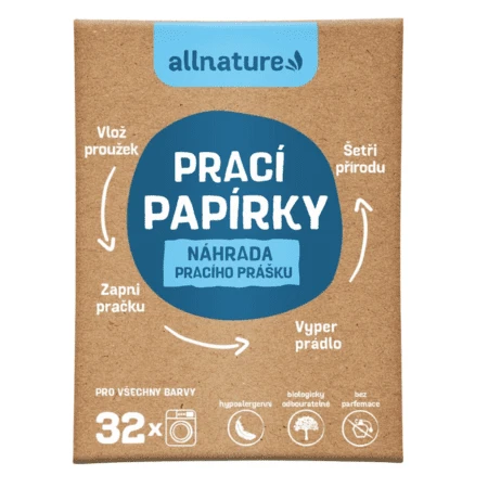 ALLNATURE Pracie papieriky 16 ks
