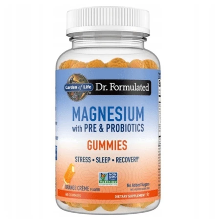 GARDEN OF LIFE Magnesium with pre and probiotics orange creme 60 ks