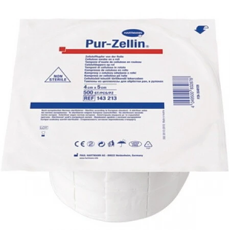 PUR-ZELLIN vata buničitá, stáčaná, delená 500 kusov