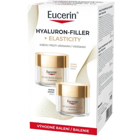 EUCERIN Hyaluron-filler elasticity duo denný krém a nočný krém 1 x 1 set