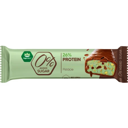 TOPNATUR Proteínová tyčinka pistácia 40 g