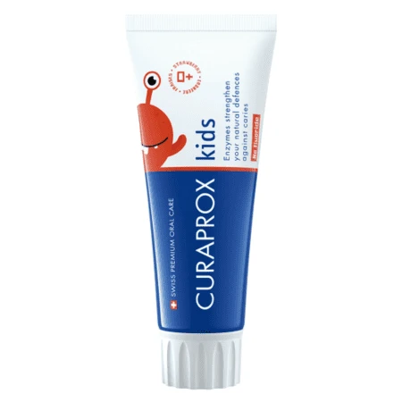 CURAPROX Kids 0+ zubná pasta bez fluoridu jahoda 60 ml
