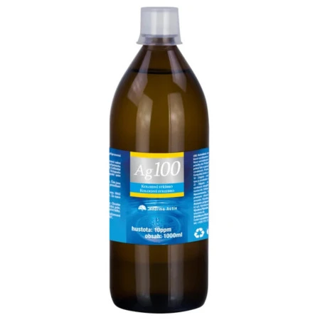 PHARMA ACTIV Koloidné striebro Ag100 hustota 10ppm inov.2026 1000 ml