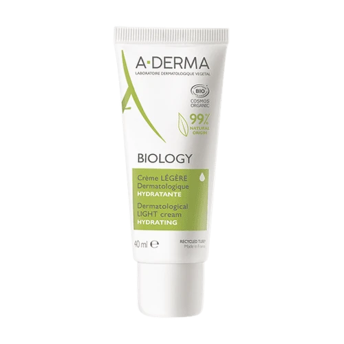 A-DERMA Biology ľahký krém hydratačný 40 ml