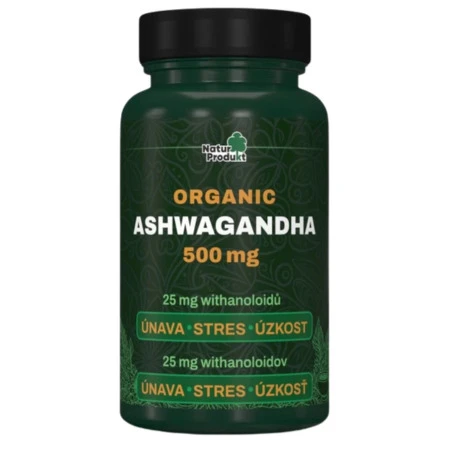 NATURPRODUKT Ashwagandha 500 mg 60 kapsúl
