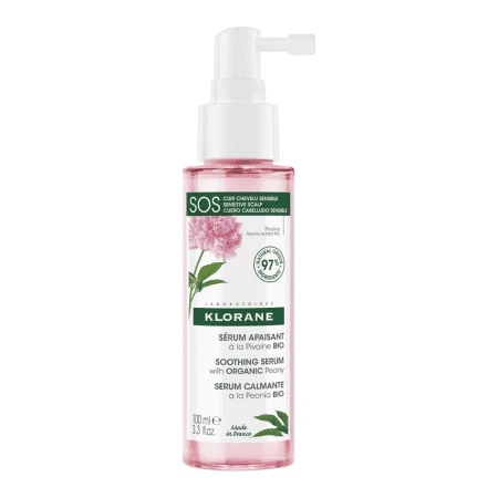 KLORANE Upokojujúce sérum s bio pivoniou SOS citlivá vlasová pokožka 100 ml