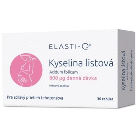 ELASTI-Q Kyselina listová 800 30 tabliet