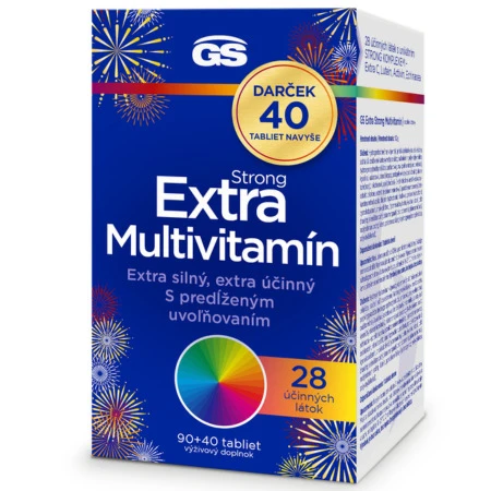 GS Extra strong multivitamín 90 + 40 tabliet