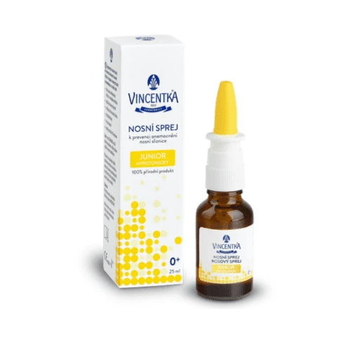 VINCENTKA Nosový sprej junior hypotonický 25 ml