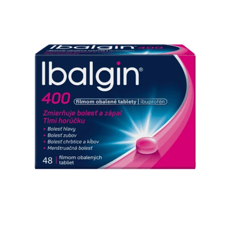 IBALGIN 400 mg 48 tabliet - balenie 2 ks