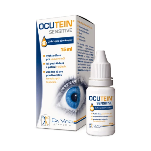 OCUTEIN Sensitive Care Da Vinci zvlhčujúce očné kvapky 15 ml