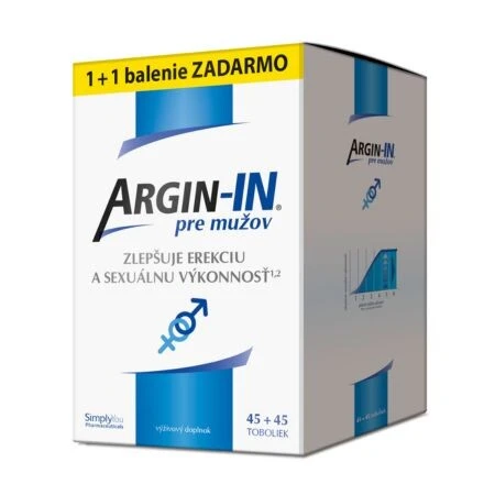 ARGIN-IN pre mužov 45 + 45 tabliet ZADARMO